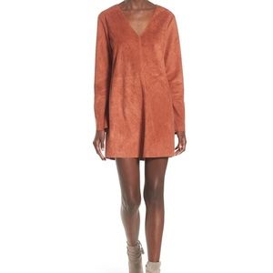NWT - ASTR the Label - Faux Suede Shift Dress
